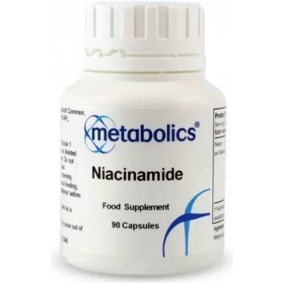 Metabolics Vitamín B3 niacín niacínamid 500 mg 90 kapslí – Hledejceny.cz