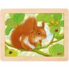 Puzzle Goki Lesní zvířátka Veverka 24 dílků