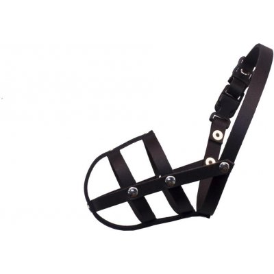 BAFPET Kožený náhubek pletený č. 1 16 cm 6 cm 28 - 37 cm – Sleviste.cz