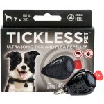 Tickless pet Ultrazvukový odpuzovač klíšťat a blech pro psy barvy black 1 kus – Zboží Dáma
