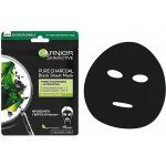 Garnier Pure Charcoal černá textilní maska s extraktem z mořských řas 28 g – Zboží Mobilmania