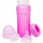 Everyday Baby Láhev sklo senzor pink 300ml – Zboží Dáma