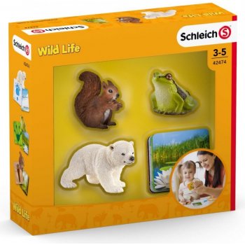 Schleich 42474 Vzdělávací kartičky Wild life