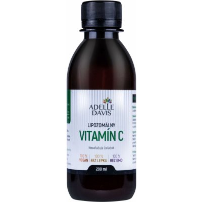 Adelle Davis Liposomal Vitamin C Tekutina 200 ml