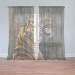 Sablio Záclony Řvoucí tygr: 2ks 150x250cm – Hledejceny.cz