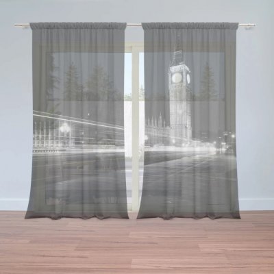 Sablio Záclony Westminsterský palác: 2ks 150x250cm – Hledejceny.cz