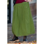 Italy fashion Manšestrová sukně NESIE Khaki – Hledejceny.cz