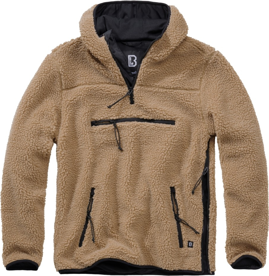 Brandit Teddyfleece Worker Pullover Camel