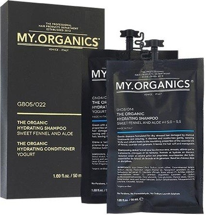 My. Organics The Organic Hydrating šampon 50 ml + kondicionér 50 ml dárková sada