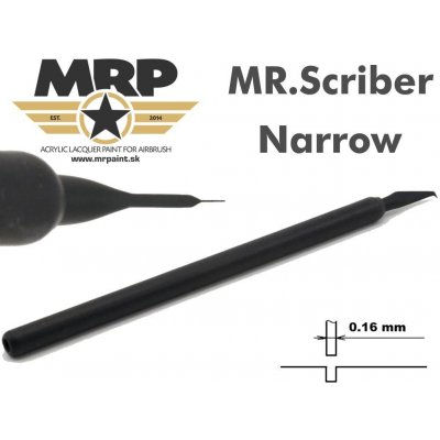 MR.Paint Rydlo MR.Scriber narrow černé – Zboží Dáma