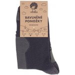 Bavlněné ponožky sportovní šedá – Zboží Dáma