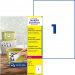 Avery Zweckform L4775REV-20 Odolné snímatelné etikety 210x297mm 20 ks bílá – Sleviste.cz