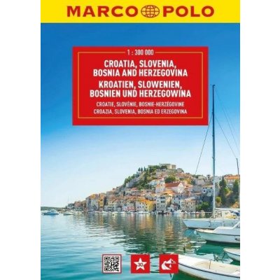 Marco Polo Chorvatsko, Slovinsko, Bosna a Hercegovina 1:300 000 autoatlas – Zbozi.Blesk.cz