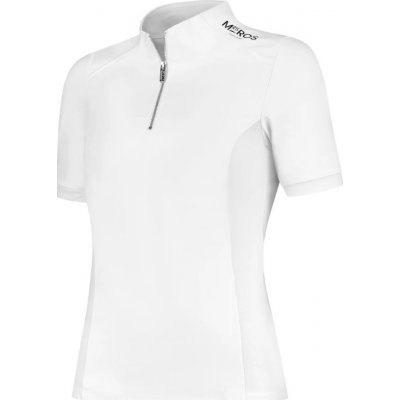 Mrs. Ros Equestrian Triko Competition s krátkým rukávem dámské bílé – Hledejceny.cz
