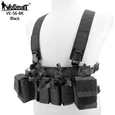 Wosport taktický Chest rig D3CRX Černý – Zbozi.Blesk.cz