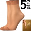 VOXX ponožky NYLON socks 20 DEN 5 párů opal
