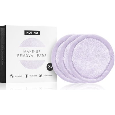 Notino Spa Collection Make up removal pads pratelné odličovací tampony z mikrovlákna odstín Lilac 3 ks – Sleviste.cz