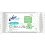 LINTEO BABY Vlhčené ubrousky 100% Biodegradable, 48 ks – Zboží Mobilmania