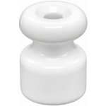 Elhard Držák na kabel nástěnný Retro Keramik, 18x23mm, bílý KP1000W – Hledejceny.cz