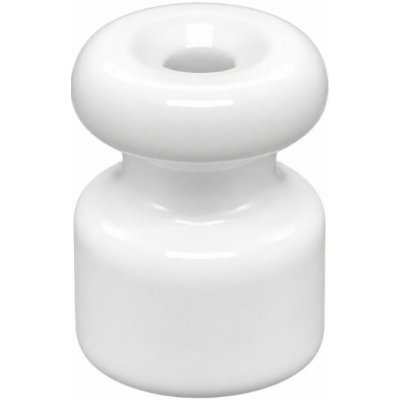 Elhard Držák na kabel nástěnný Retro Keramik, 18x23mm, bílý KP1000W – Hledejceny.cz