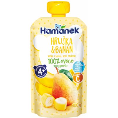 Hamánek kapsička Hruška a banán 100 g – Zboží Dáma