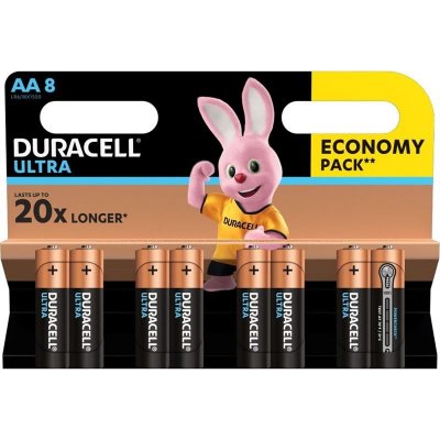 Duracell Ultra Power AA 8ks MX1500B8 – Zboží Mobilmania