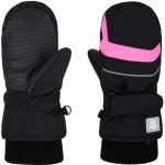 Loap Ruti dětské zimní rukavice palčáky černé s růžovou – Sleviste.cz