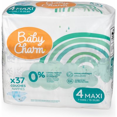 Baby Charm Super Dry Flex 4 Maxi 7-14 kg 37 ks – Zboží Dáma