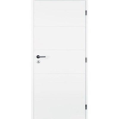Doornite Quatro Interiérové dveře 60 P, 646 × 1983 mm, lakované, pravé, bílé, plné C1MQWP.60P1 – Zbozi.Blesk.cz
