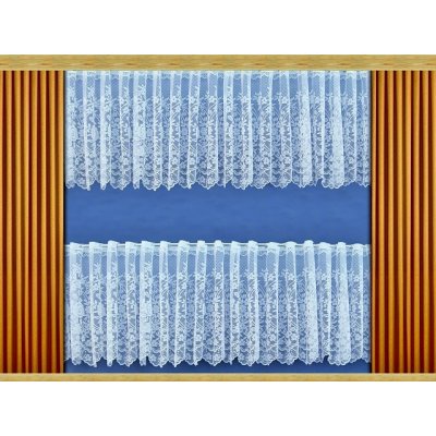 Záclona Věnce výška 60 cm (bílá)
