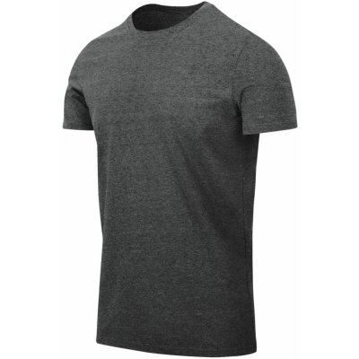 Tričko Helikon-Tex slim černo/šedá melanž – Zboží Dáma
