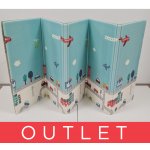 Petite&Mars Oboustranná skládací hrací podložka Campy Elephant&City – Zboží Dáma