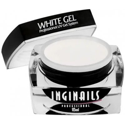 IngiNails White Gel bílý modelovací 10 ml