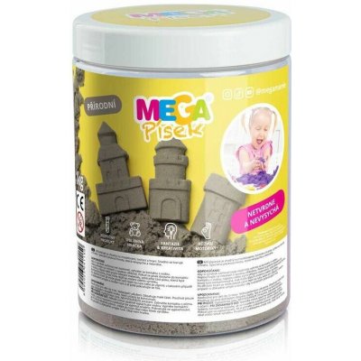 Megamánie MEGApísek přírodní 1 kg – Zboží Mobilmania