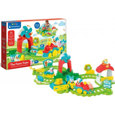 Clementoni Baby velká vláčkodráha farma – Zboží Dáma