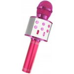 Izoxis 22191 Karaoke bluetooth mikrofon tmavě růžová – Zboží Dáma