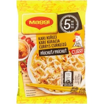 MAGGI Chutná pauza Instantní nudle s kuřecí příchutí a kari sáček 60 g – Zboží Dáma