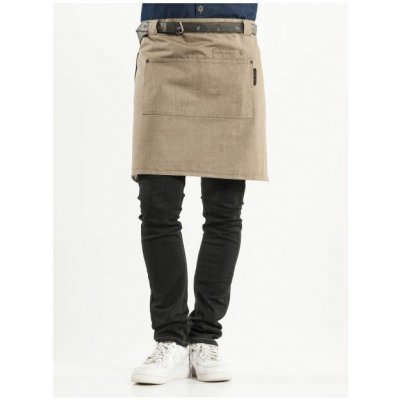 Chaud Devant Gastro zástěra Forene Mud Denim Sand béžová – Hledejceny.cz