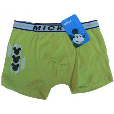 Chlapecké boxerky Mickey Mouse limetková – Zboží Mobilmania