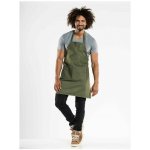 Chaud Devant Kuchářská zástěra s náprsenkou Base Green Denim Green zelená – Hledejceny.cz