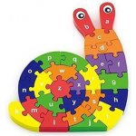 Viga puzzle Šnek s abecedou – Zboží Dáma