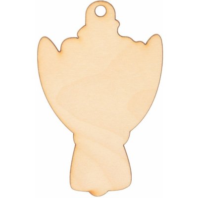 ČistéDřevo Dřevěný andílek k dozdobení – Sleviste.cz