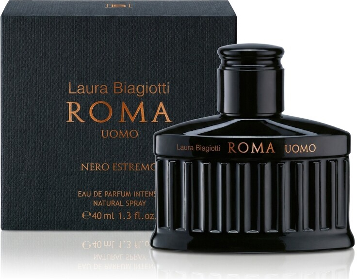 Laura Biagiotti Roma Uomo Nero Estremo Intense parfémovaná voda pánská 40 ml