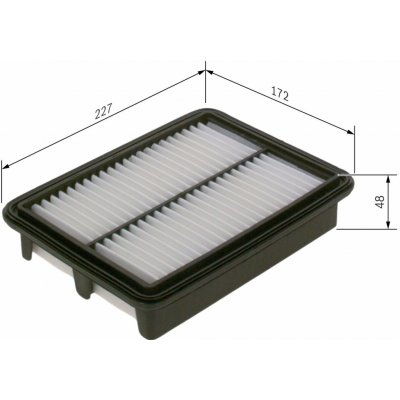 Vzduchový filtr BOSCH F 026 400 457 – Hledejceny.cz
