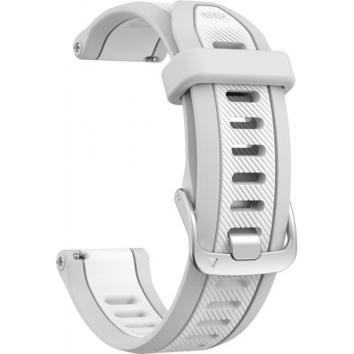 Drakero Silikonový řemínek performance pro Garmin šedo-bílý Quick Release 20 mm 10571-2 – Zboží Mobilmania