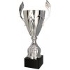 Pohár a trofej Kovový pohár Stříbrný 46 cm 16 cm