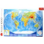 Trefl Velká mapa světa 4000 dílků – Zboží Dáma