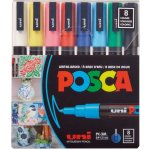 Uni Posca PC-3M sada 8 ks základní barvy – Sleviste.cz