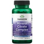 Swanson Mineral Citrate Complex Vápník, hořčík, zinek, draslík 60 kapslí – Hledejceny.cz