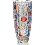 Bohemia Jihlava skleněná váza Lisboa (barevná varianta) 35,5 CM – Sleviste.cz